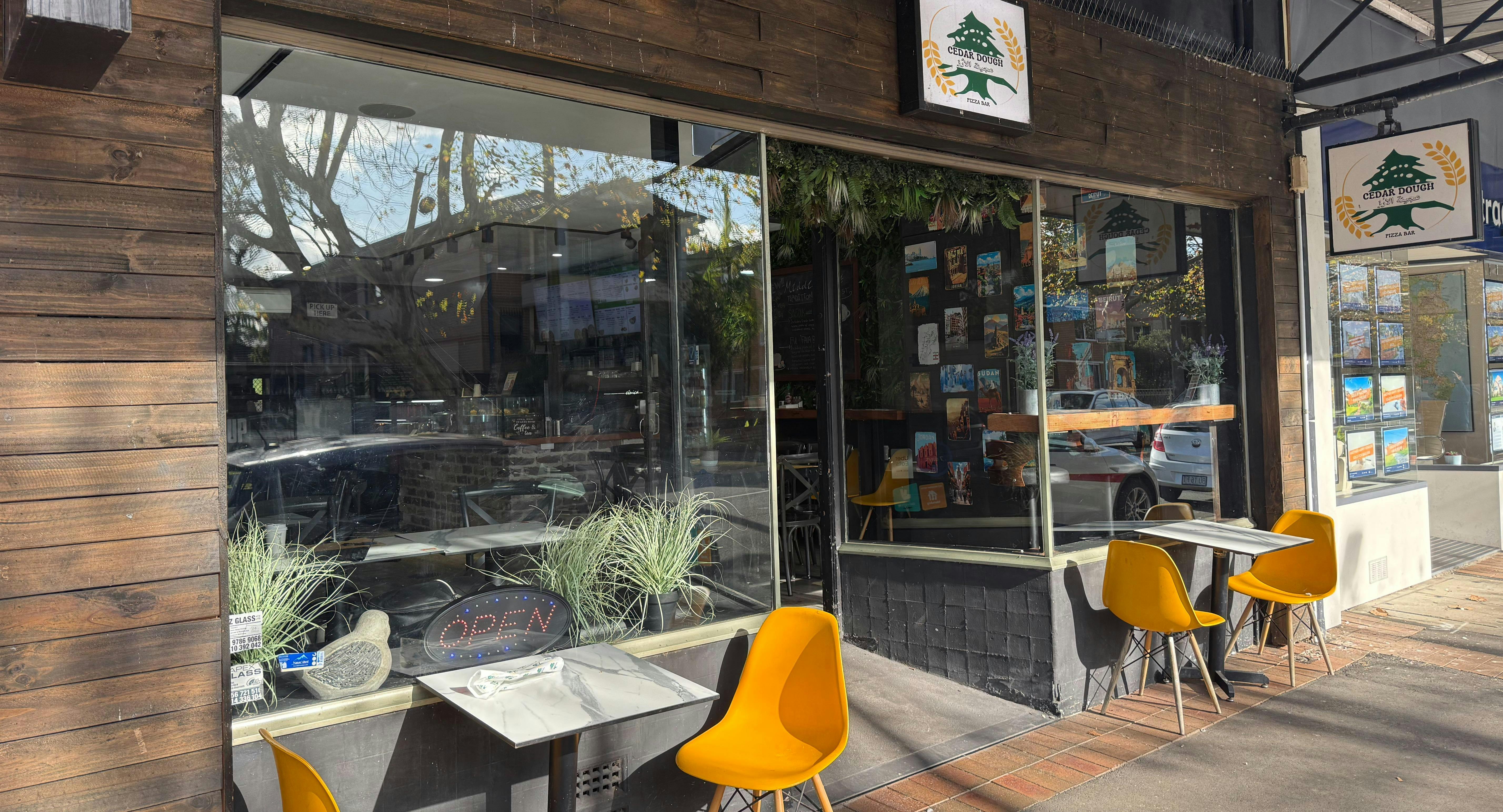Cedar Dough cafe exterior on Victoria Avenue, Chatswood